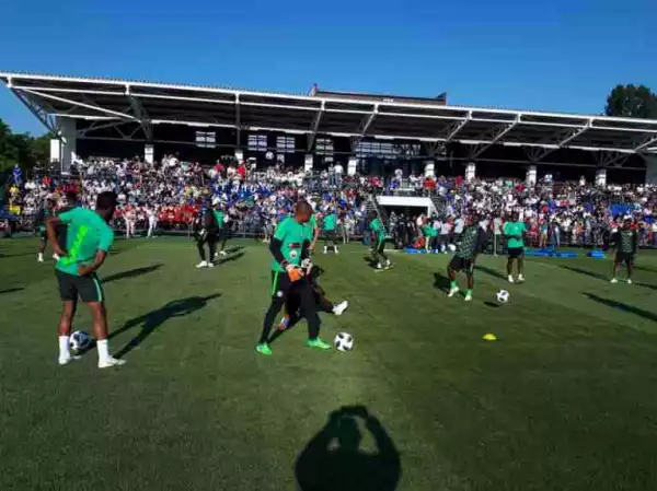 Super Eagles Begin Their First Training In Russia Ahead Of World Cup (Photos) 